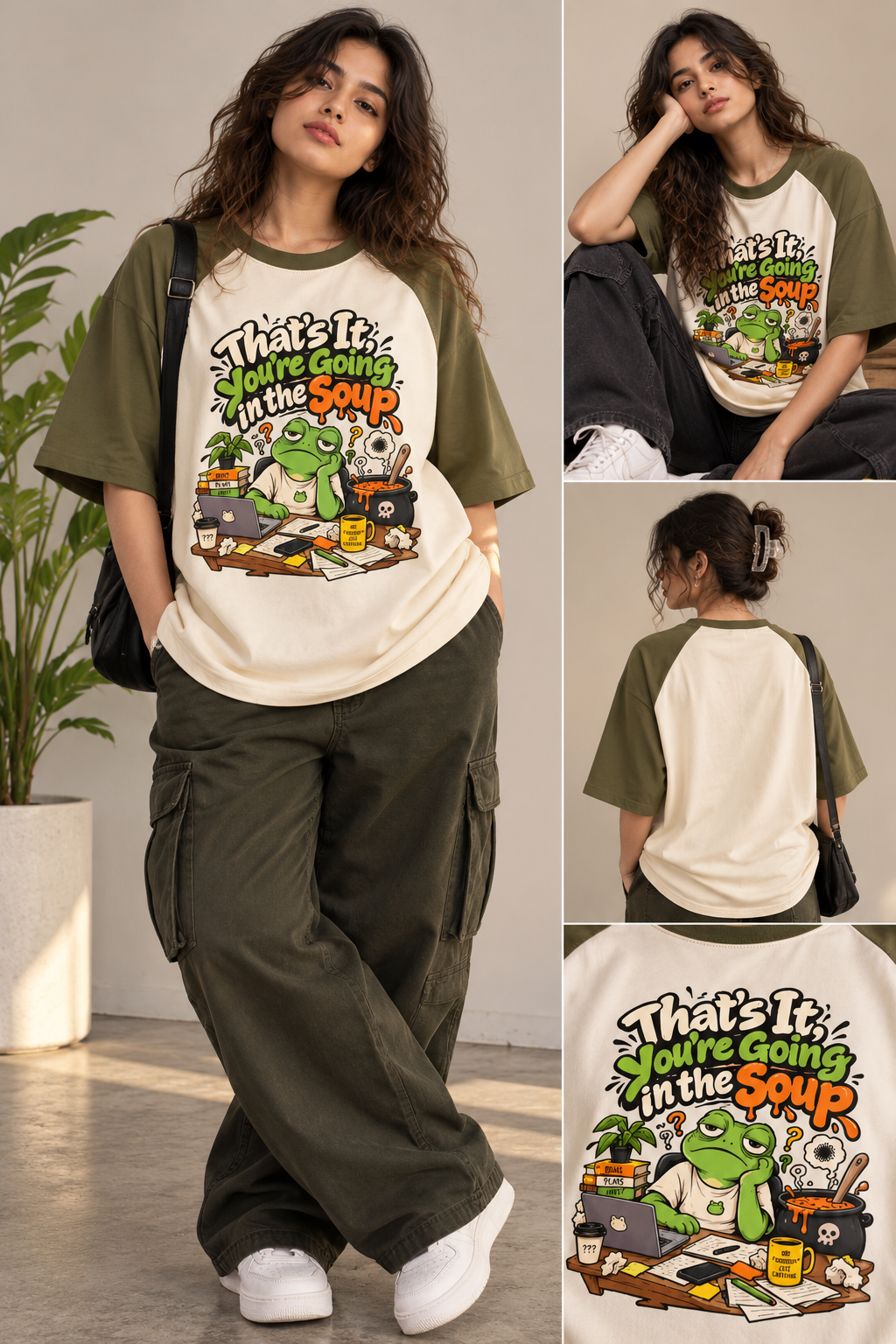 Unisex Oversized Raglan